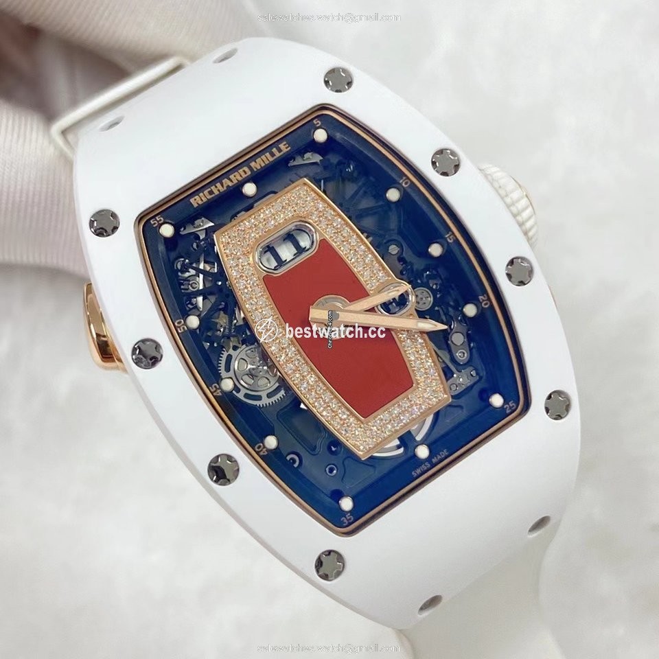 Richard Mille Womens watch Automatic White gold Richard Mille RM037 White Gold Replica 2
