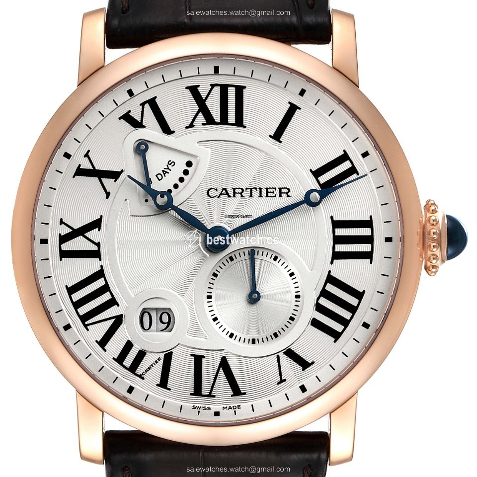 Cartier Rotonde de Cartier Mens watch Unisex Manual winding Rose gold W1556203 Replica 2