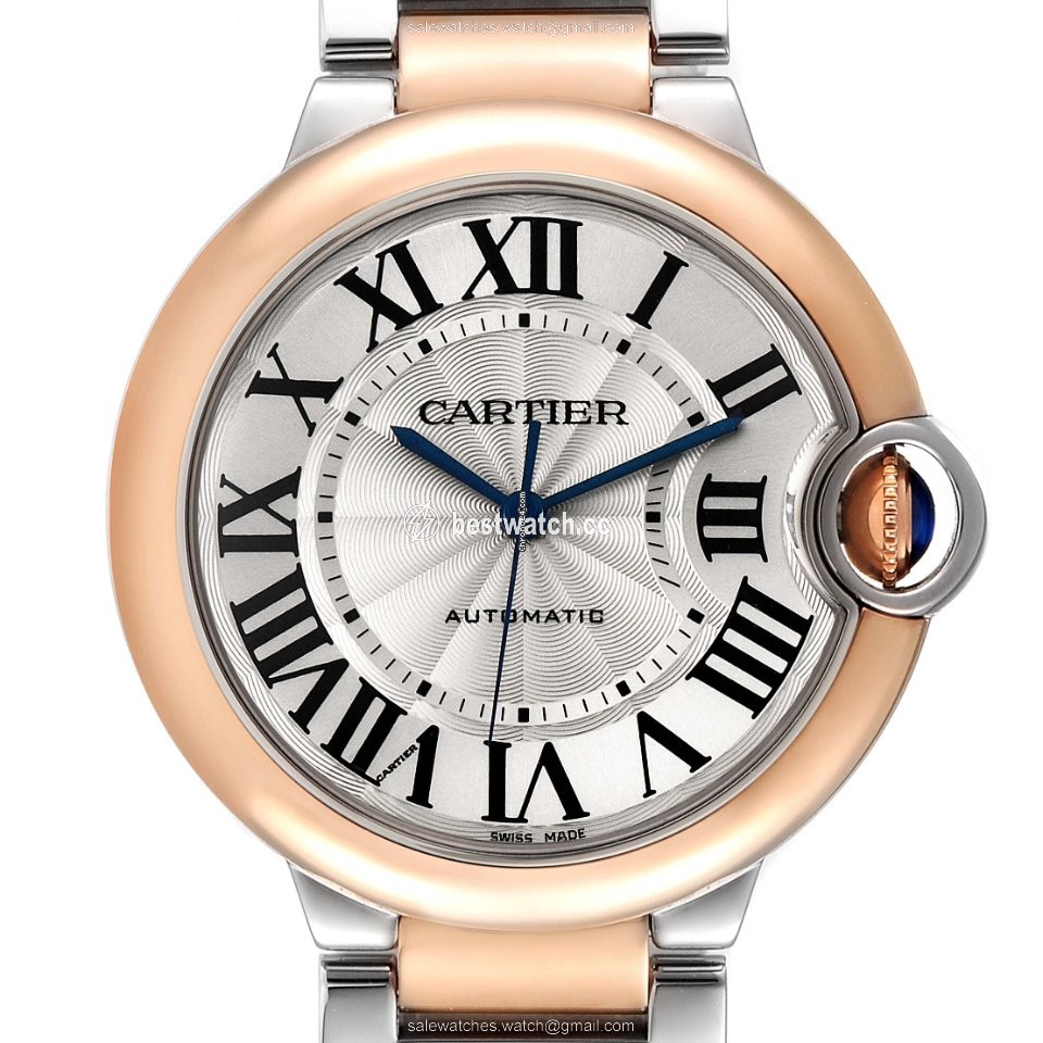 IMG_9085 Cartier Ballon Bleu 36mm Womens watch Automatic Gold Steel W2BB0003 Replica 2