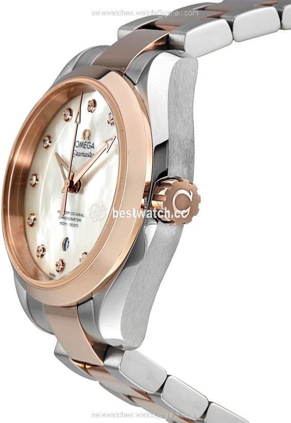 Omega Seamaster Aqua Terra Womens watch Automatic Steel 23120342055001 Replica 2