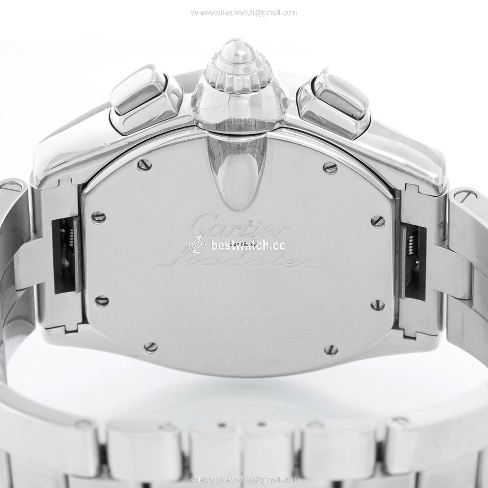 IMG_9085 Cartier Roadster Mens watch Unisex Automatic Steel W62041V3 2510 Replica 2