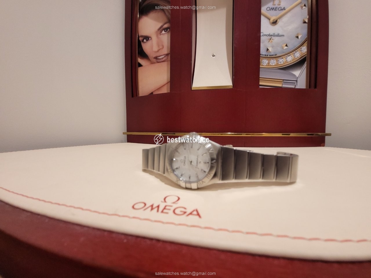 IMG_9085 Omega Constellation Quartz Womens watch Quartz Steel 123.10.27.60.05.001 Replica 2