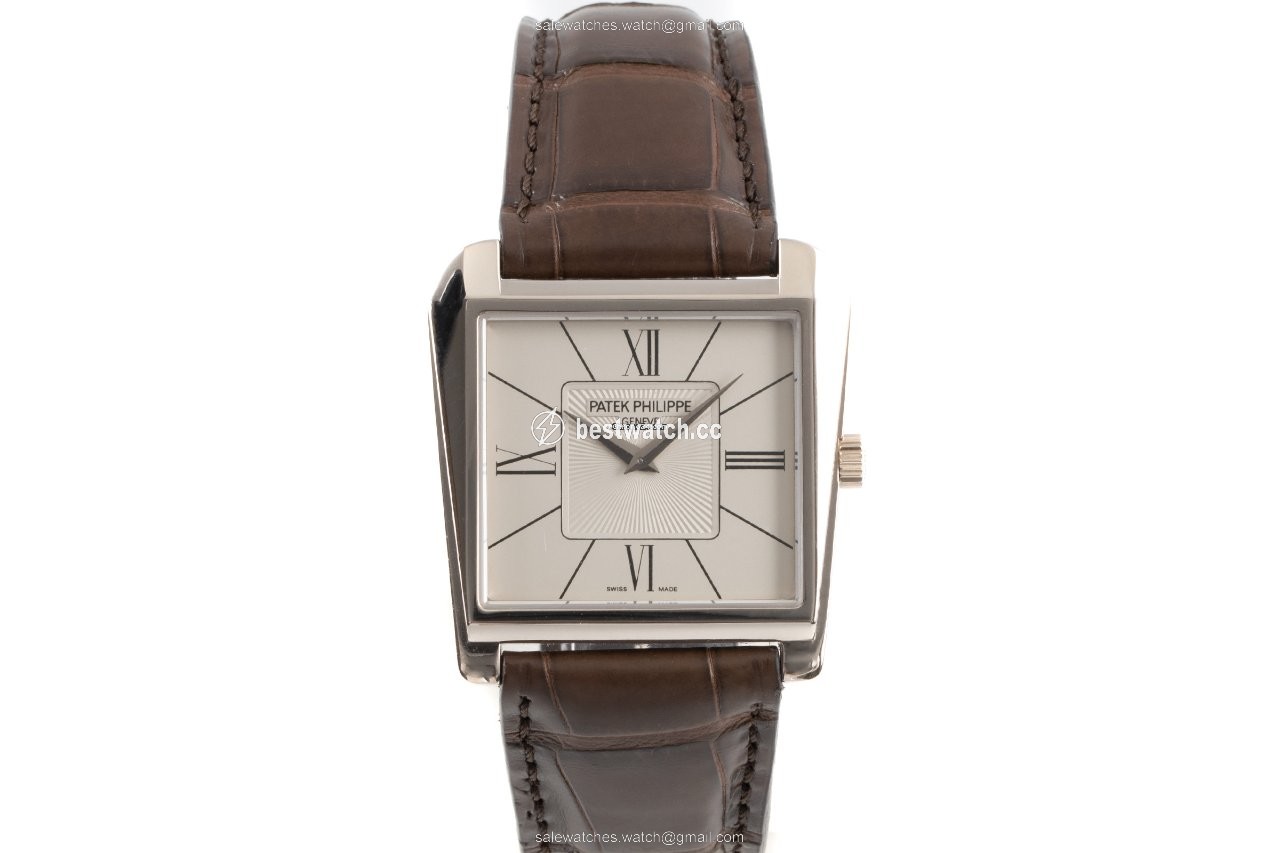 IMG_9085 Patek Philippe Gondolo Mens watch Unisex Manual winding White gold 5489G-001 Replica 2