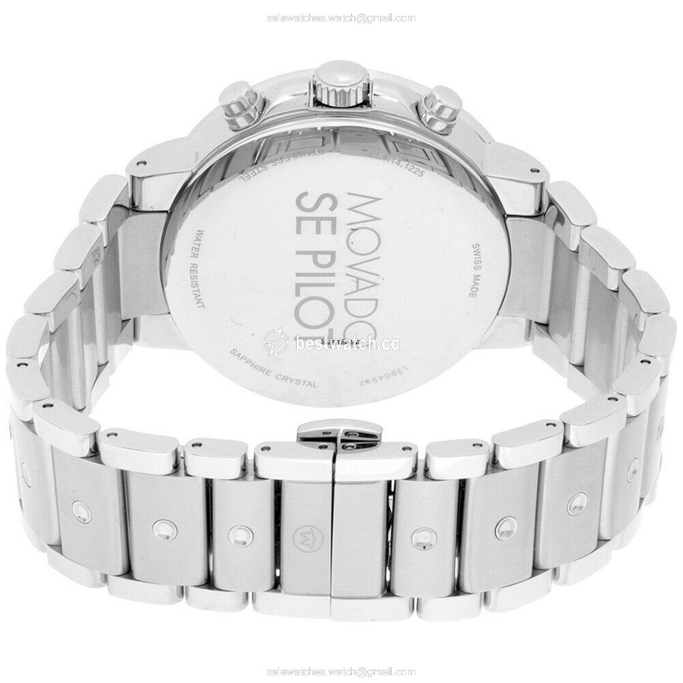 IMG_9085 Movado SE Pilot Quartz Steel 0606759-SDB Replica 2