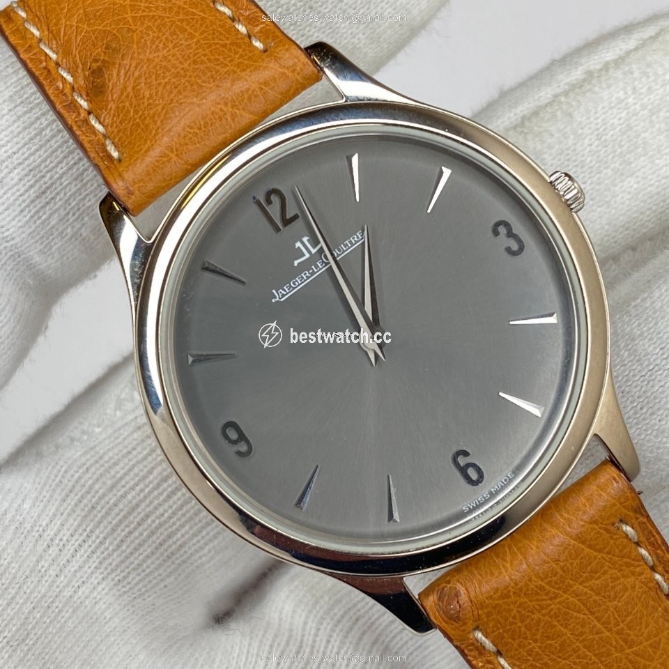 Jaeger-LeCoultre Master Ultra Thin Mens watch Unisex Manual winding White gold 145.3.79.S Replica 2