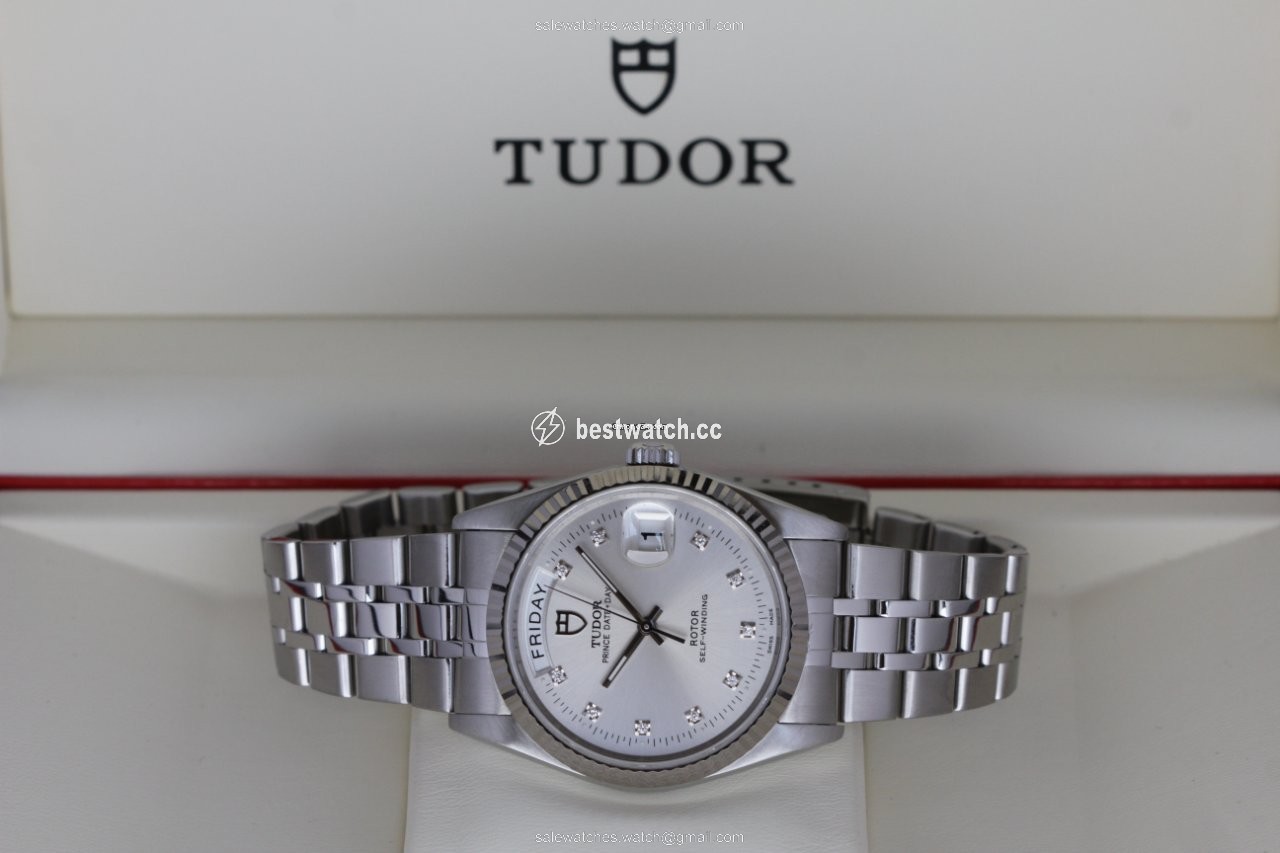 IMG_9085 Tudor Prince Date Mens watch Unisex Automatic Steel 76214 Diamonds dial Replica 2