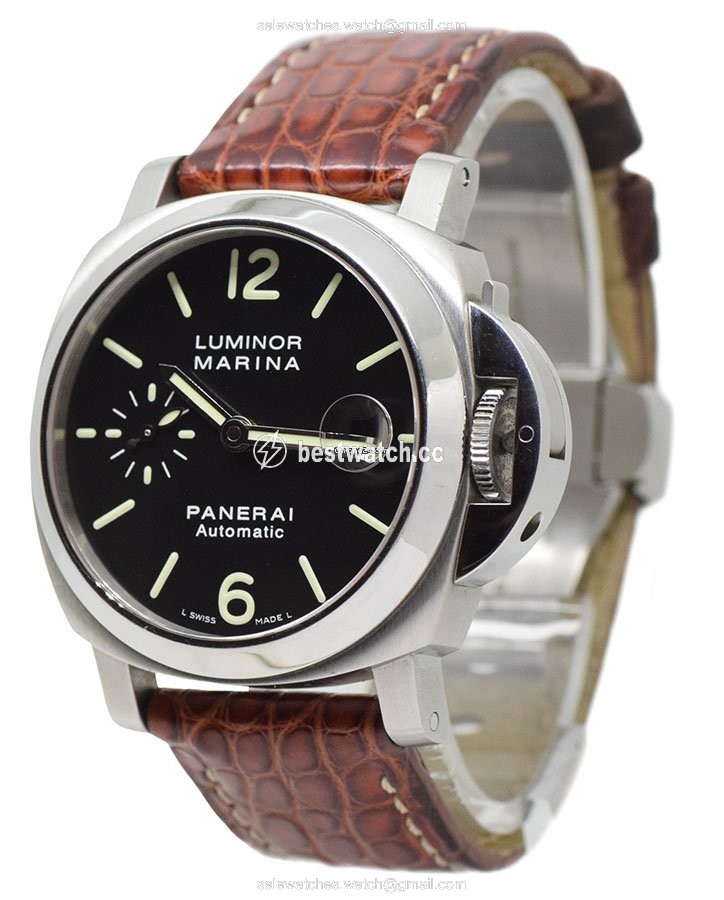 IMG_9085 Panerai Luminor Marina Automatic Mens watch Unisex Automatic Steel PAM 00048 Replica 2