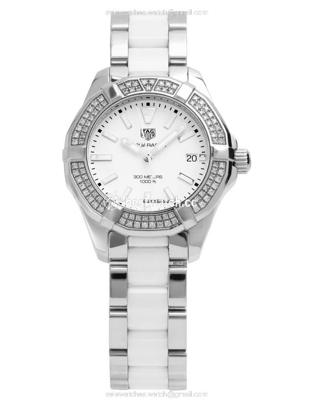 IMG_9085 TAG Heuer Aquaracer Lady Mens watch Unisex Quartz Steel WAY131F.BA0914 Replica 2