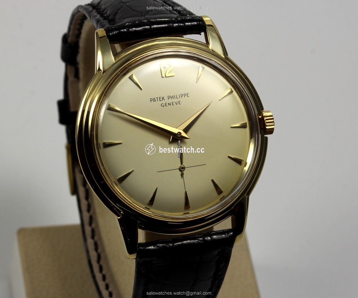 IMG_9085 Patek Philippe Calatrava Mens watch Unisex Manual winding Yellow gold 2525 Replica 2