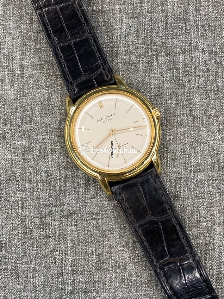 Patek Philippe Calatrava Mens watch Unisex Automatic Yellow gold 3433 Replica 2