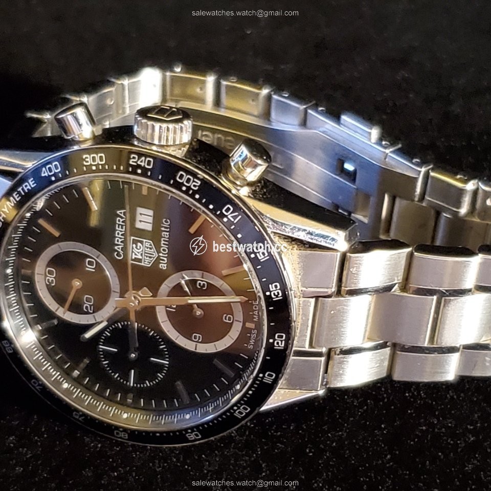 IMG_9085 TAG Heuer Carrera Calibre 16 Mens watch Unisex Automatic Steel CV2010-3 Replica 2