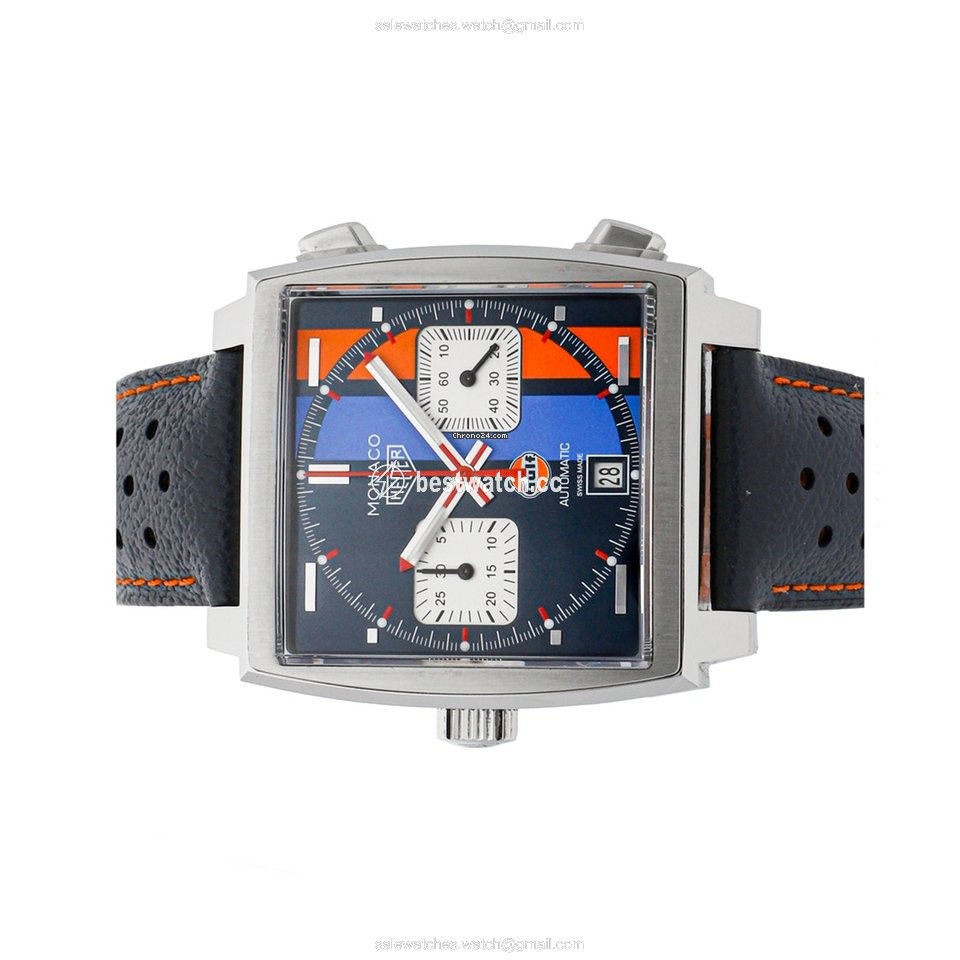 IMG_9085 TAG Heuer Monaco Calibre 11 Mens watch Unisex Automatic Steel CAW211R.FC6401 Replica 2