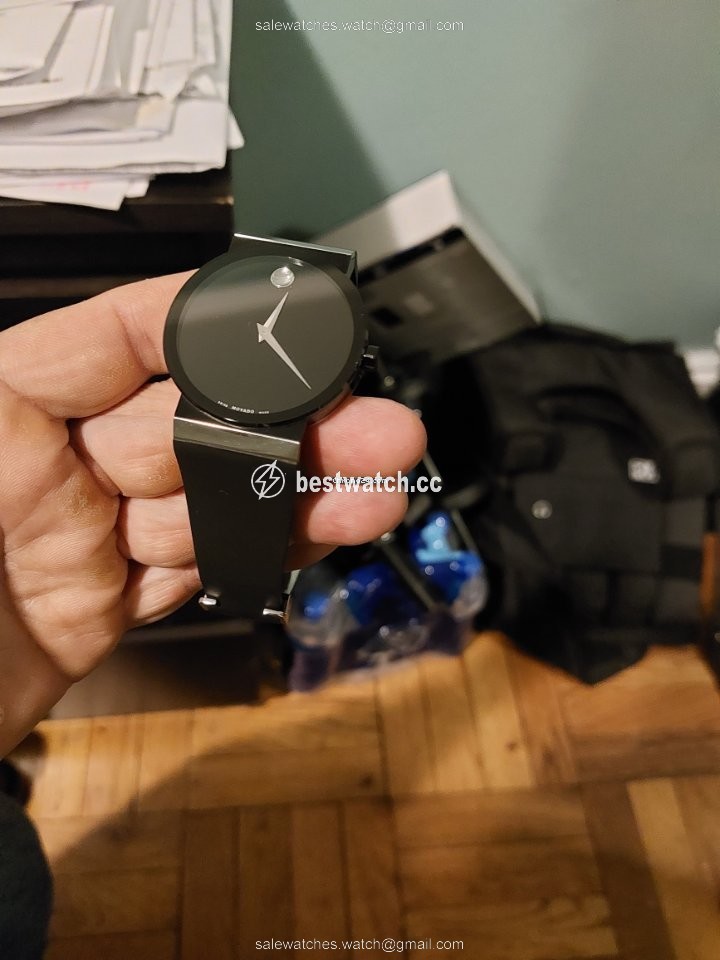 Movado Sapphire Mens watch Unisex Quartz Steel 0606268 Replica 2