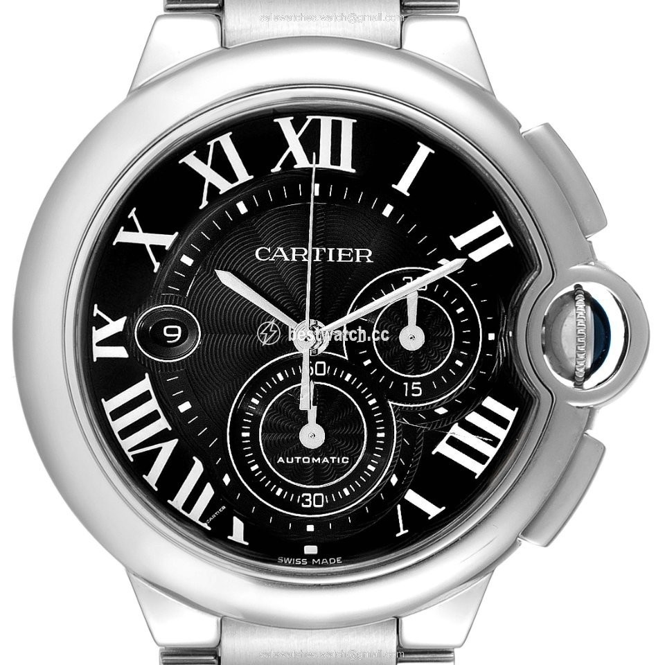 IMG_9085 Cartier Ballon Bleu 44mm Mens watch Unisex Automatic Steel W6920077 Replica 2