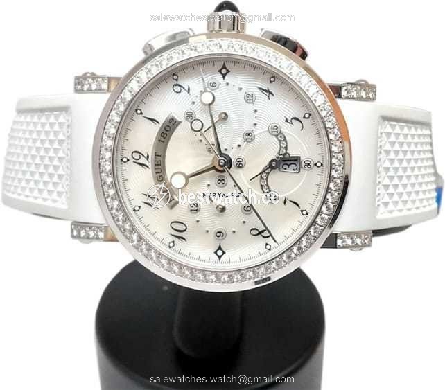 IMG_9085 Breguet Marine Womens watch Automatic White gold 8828BB-5D-586-DD00 Replica 2