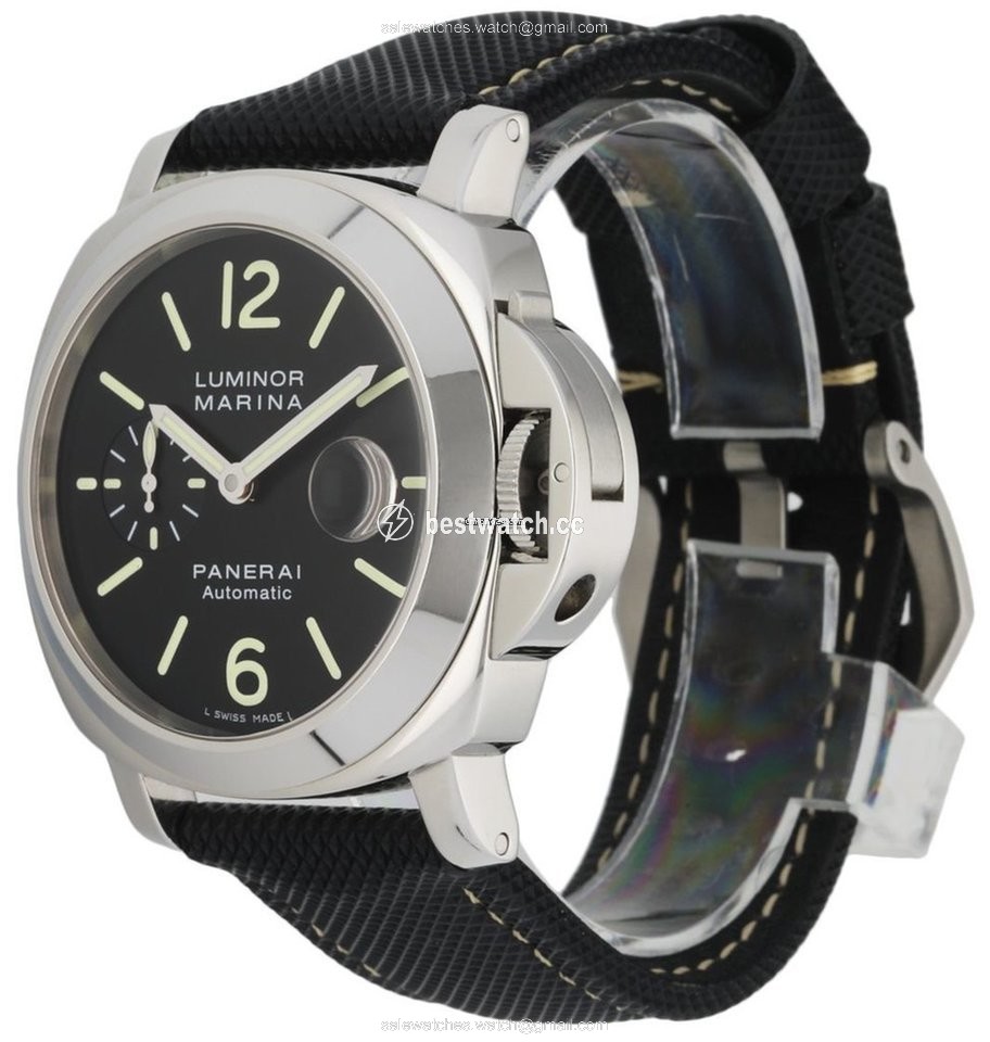 IMG_9085 Panerai Luminor Marina Automatic Mens watch Unisex Automatic Steel PAM104 Replica 2