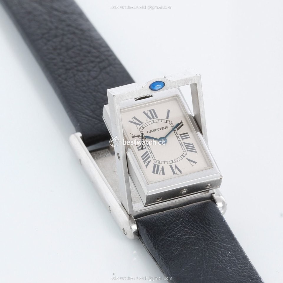 Cartier Tank Womens watch Quartz Steel 2405 Replica 2