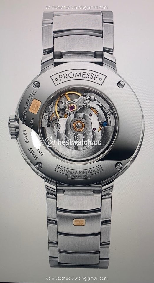 Baume & Mercier Promesse Womens watch Automatic Gold Steel M0A10239 Replica 2