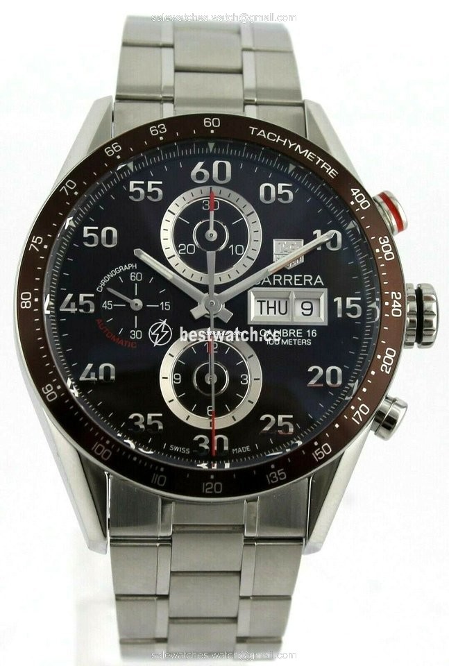 IMG_9085 TAG Heuer Carrera Calibre 16 Automatic Steel CV2A12, Replica 2