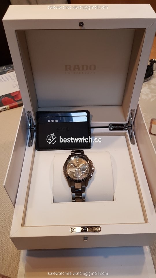 IMG_9085 Rado HyperChrome Chronograph Mens watch Unisex Automatic Ceramic R32024102 Replica 2