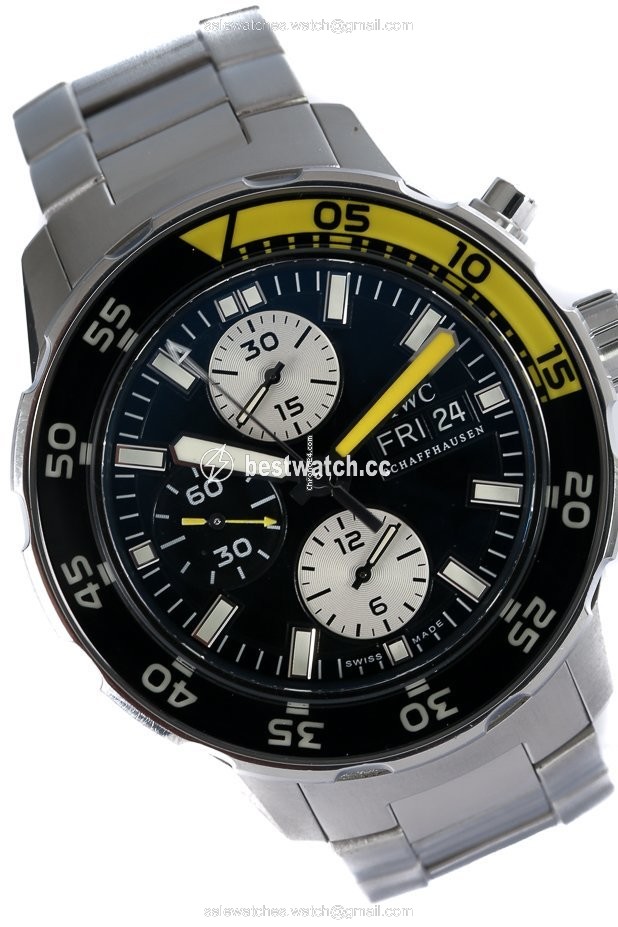 IWC Aquatimer Chronograph Mens watch Unisex Automatic Steel IW376702 Replica 2