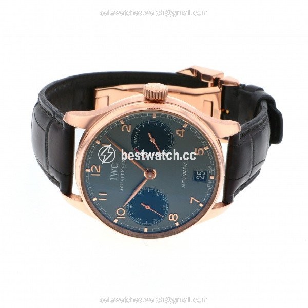 IWC Portuguese Automatic Automatic Rose gold IW500125 Replica 2