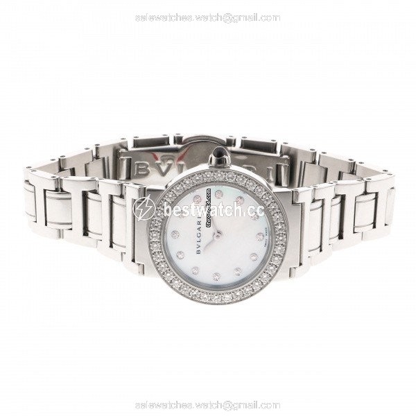 Bulgari Bulgari Quartz Steel BBL26WSDS 12 Replica 2
