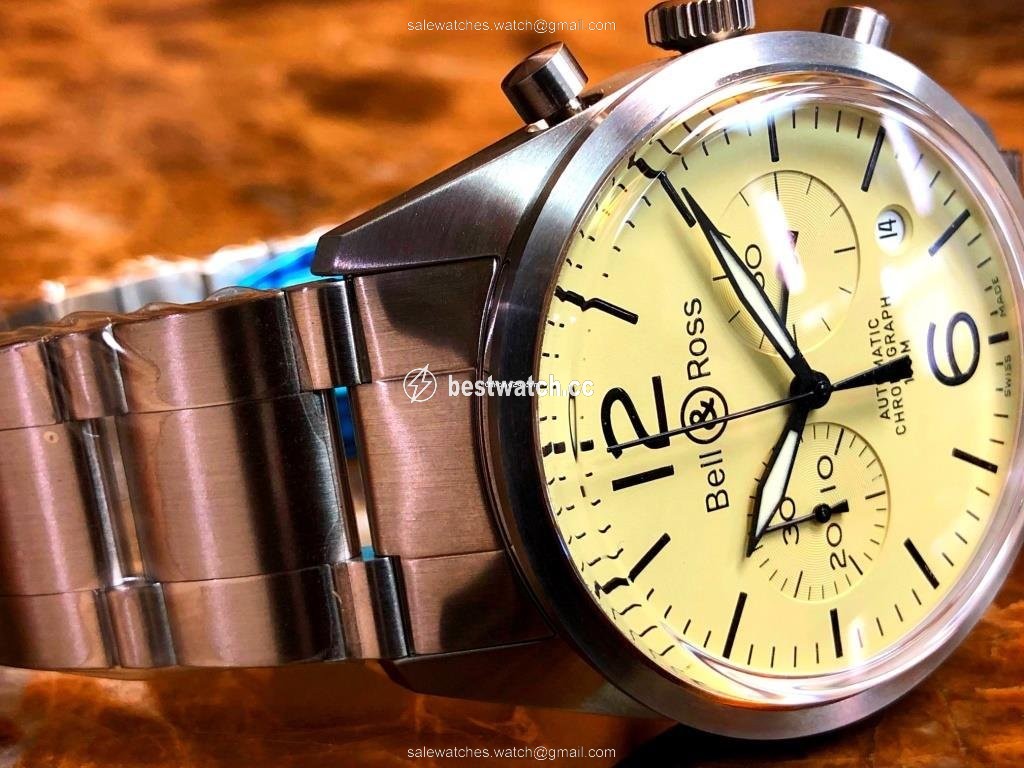 IMG_9085 Bell & Ross BR V1 Mens watch Unisex Automatic Steel BRV126-BEI-ST SST Replica 2