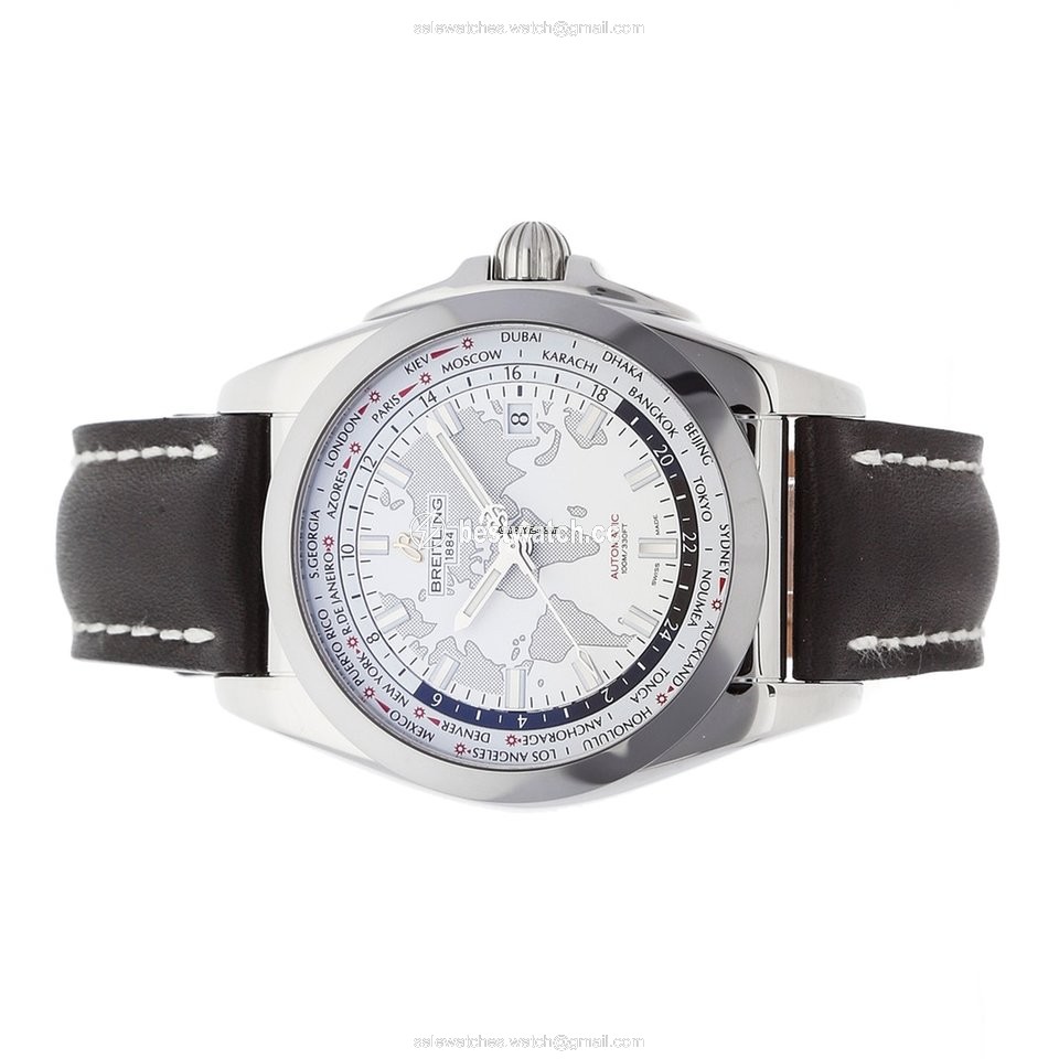 IMG_9085 Breitling Galactic Unitime Mens watch Unisex Automatic Steel WB3510U0 A777 Replica 2