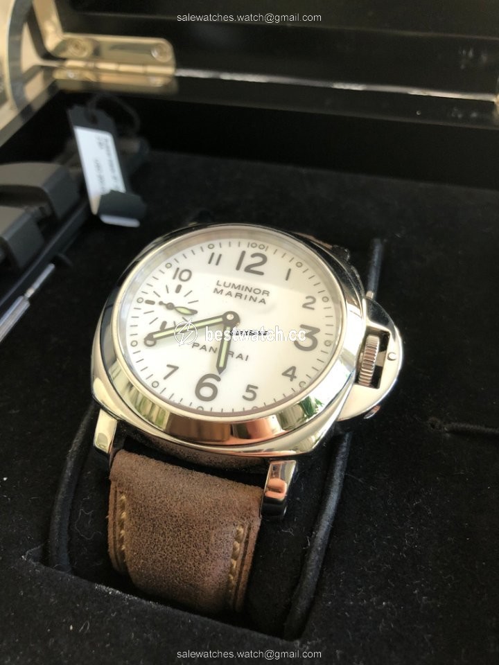 IMG_9085 Panerai Luminor Marina Mens watch Unisex Manual winding Steel OP6518 Replica 2