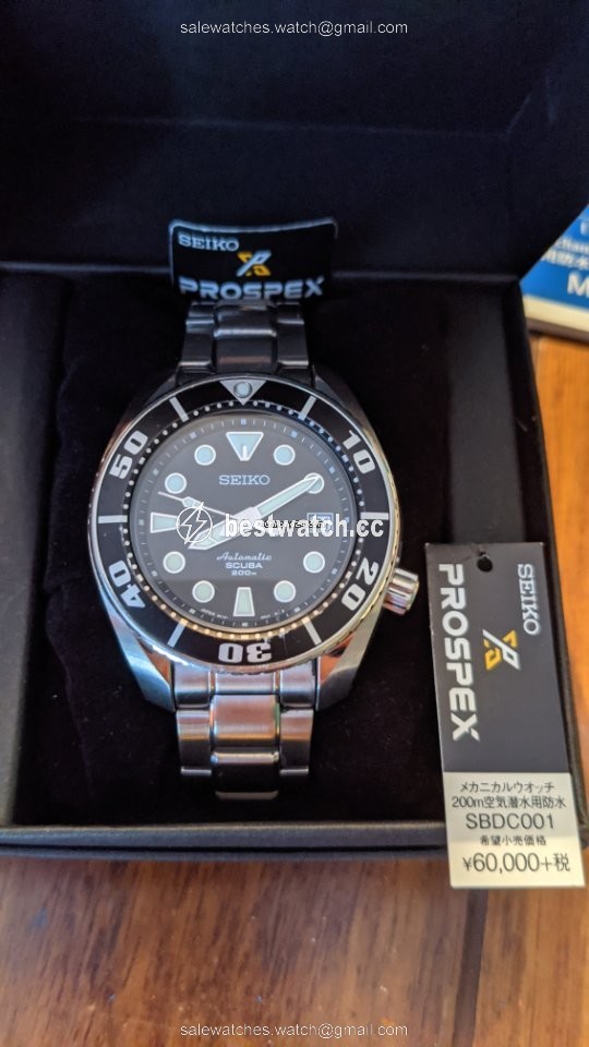 IMG_9085 Seiko Prospex Mens watch Unisex Automatic Steel SBDC001 Replica 2