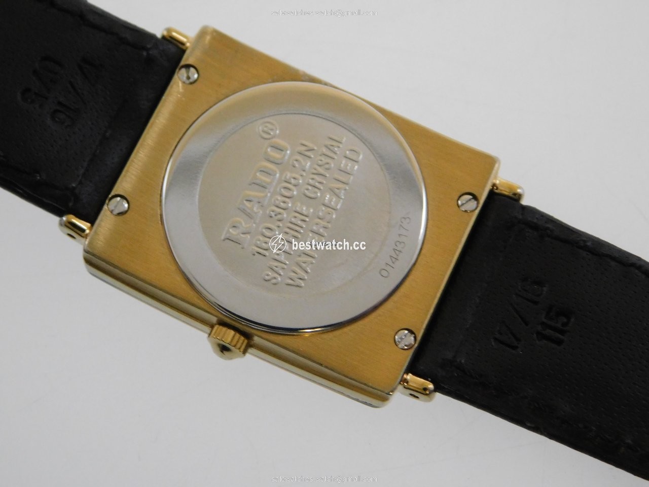 IMG_9085 Rado Florence Mens watch Unisex Quartz Gold Steel 160.3605.2N Replica 2