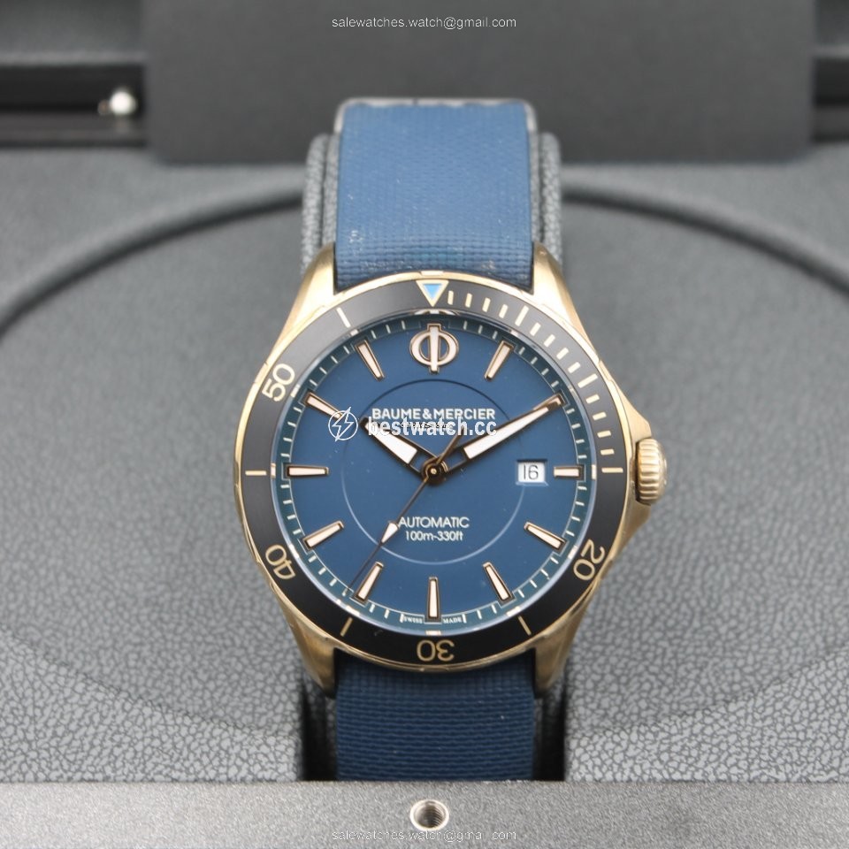 IMG_9085 Baume & Mercier Clifton Mens watch Unisex Automatic Bronze MOA10502 Replica 2