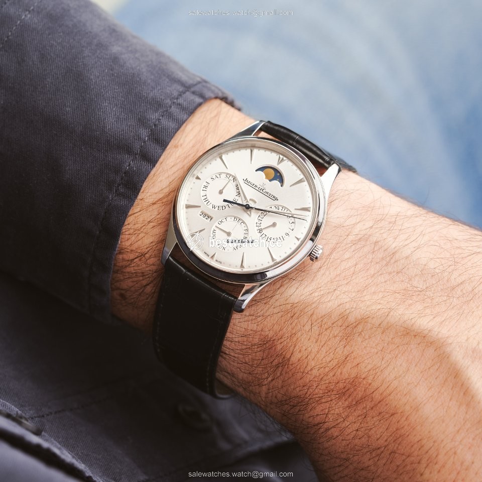 IMG_9085 Jaeger-LeCoultre Master Ultra Thin Perpetual Mens watch Unisex Automatic Steel Q130842J Replica 2