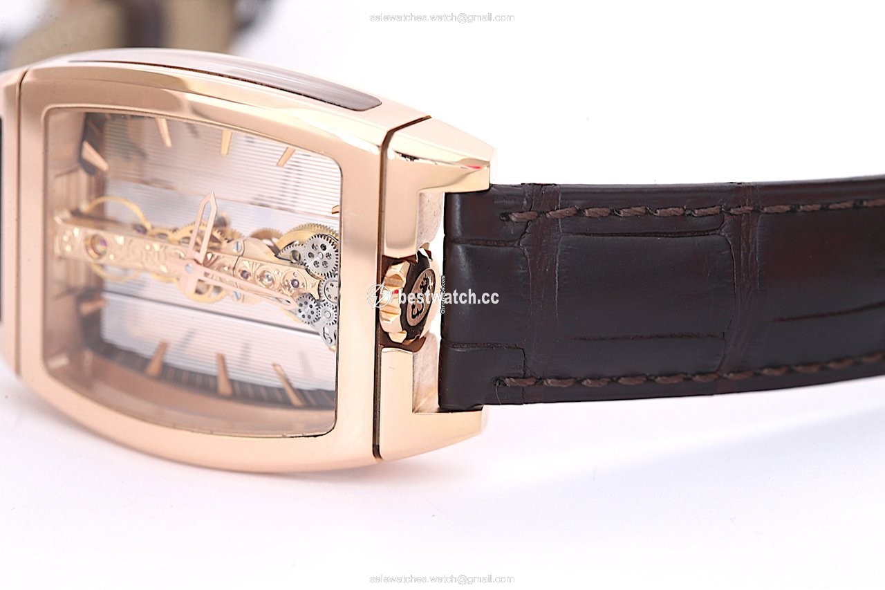 Corum Golden Bridge Mens watch Unisex Rose gold 113.160.55 0002 0000 Replica 2