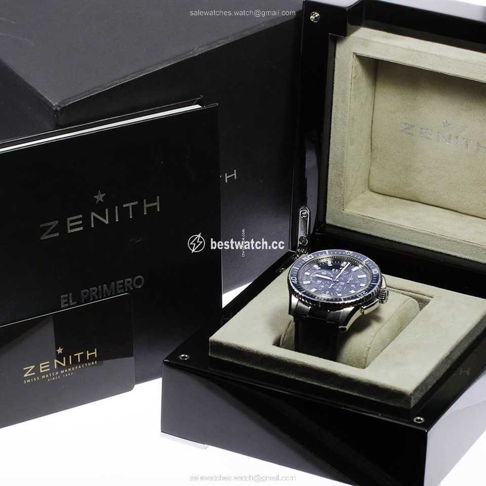 IMG_9085 Zenith El Primero Stratos Flyback Mens watch Unisex Automatic Steel 03.2067.405 Replica 2