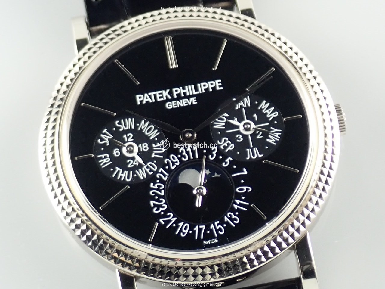 IMG_9085 Patek Philippe Perpetual Calendar Automatic White gold 5139G Replica 2