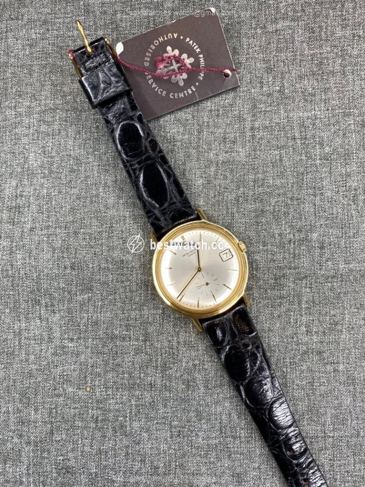 IMG_9085 Patek Philippe Calatrava Mens watch Unisex Automatic Yellow gold 3541 Replica 2