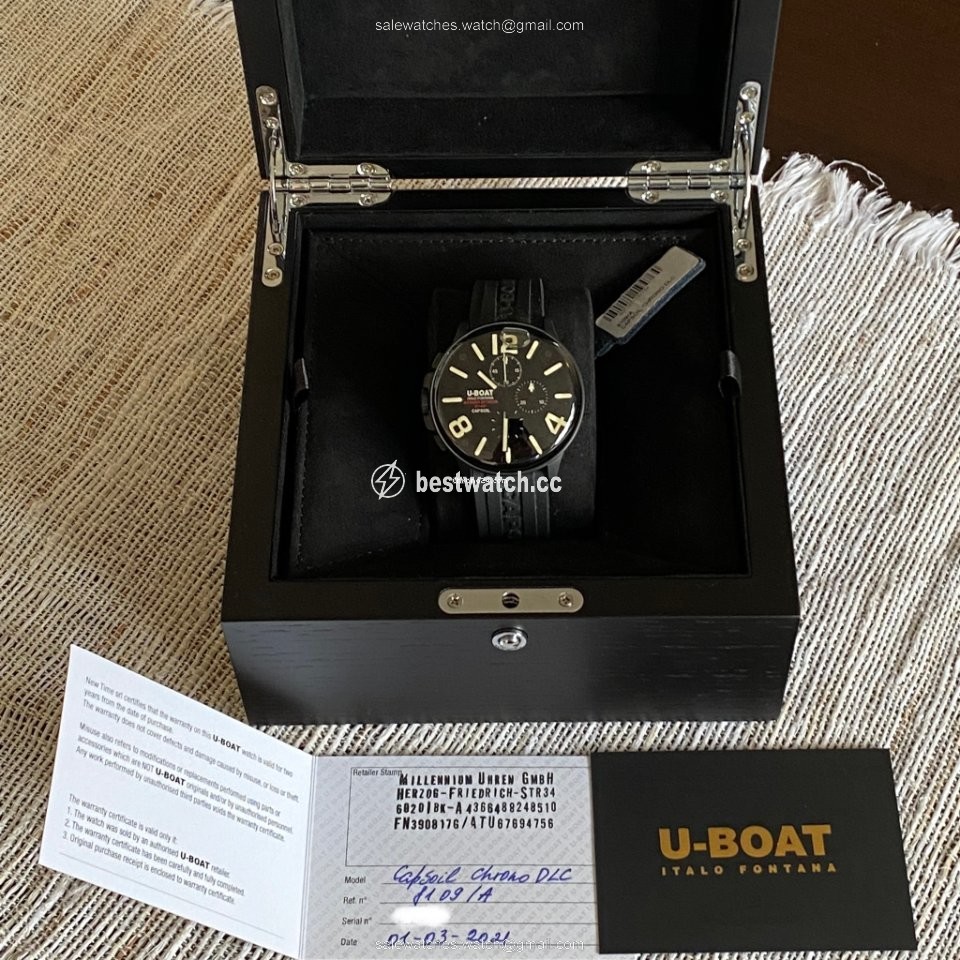 IMG_9085 U-Boat Mens watch Unisex Quartz Steel 8109 A Replica 2