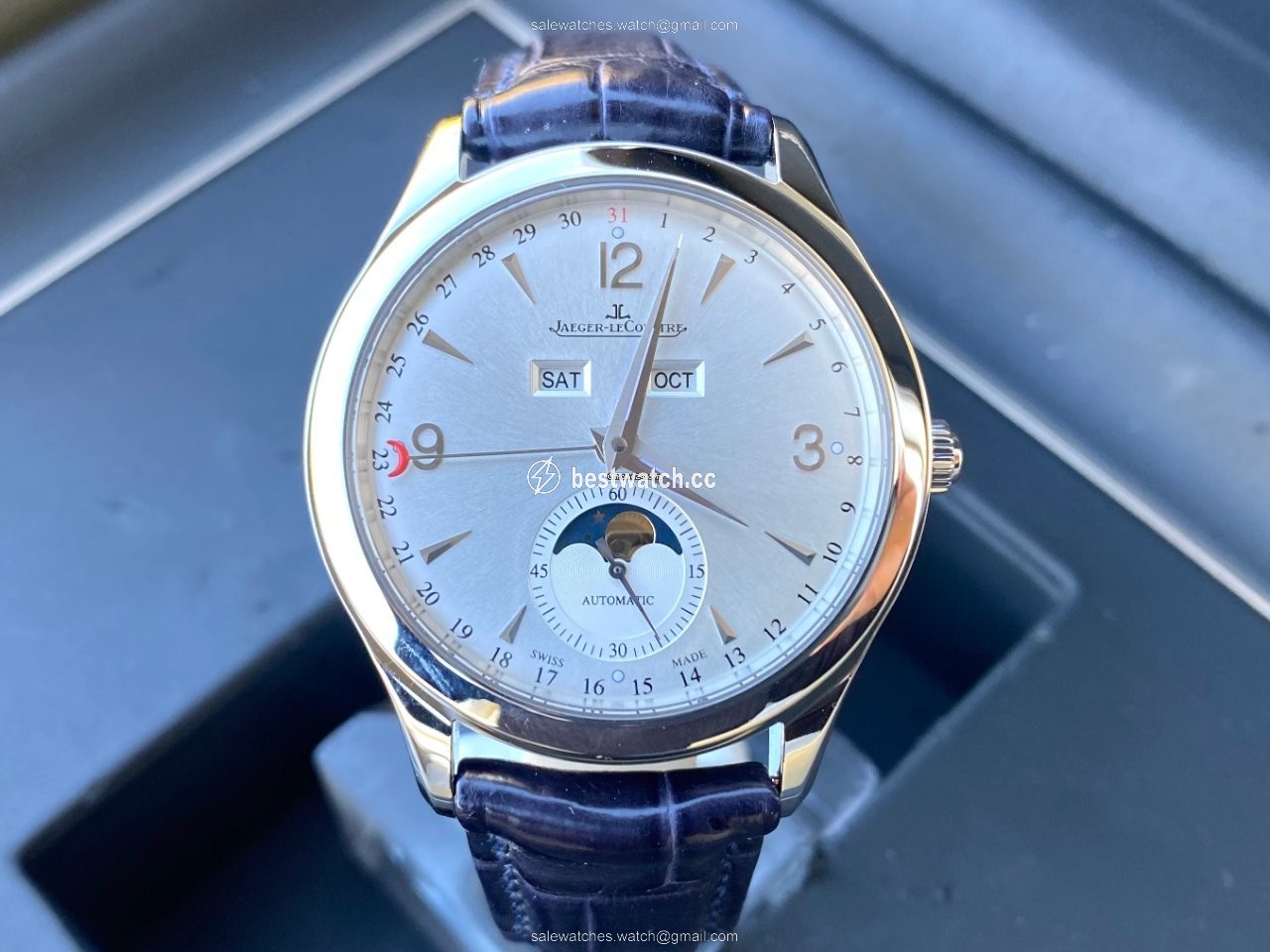 IMG_9085 Jaeger-LeCoultre Master Calendar Mens watch Unisex Automatic Steel Q1558420 Replica 2