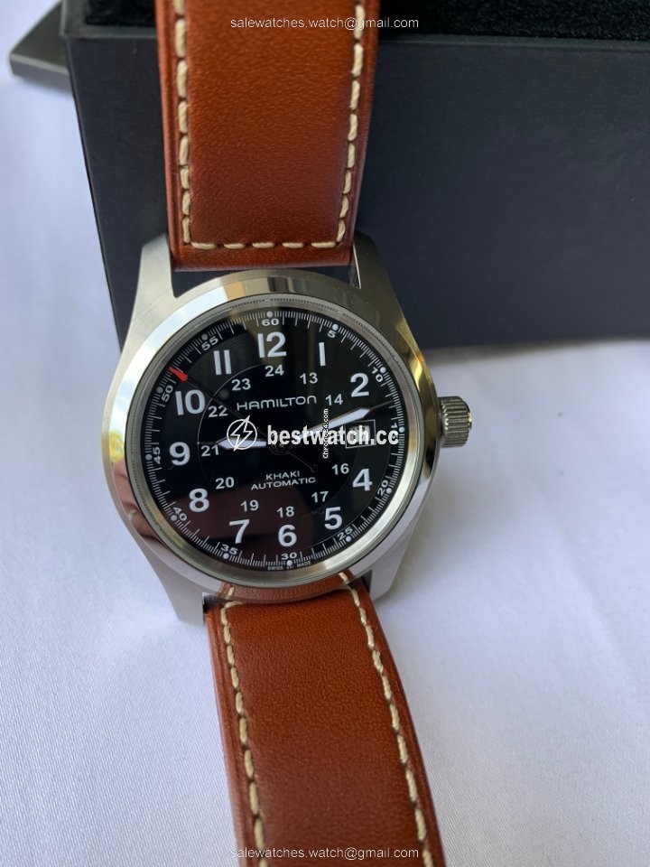 IMG_9085 Hamilton Khaki Field Mens watch Unisex Automatic Steel H70555533 Replica 2