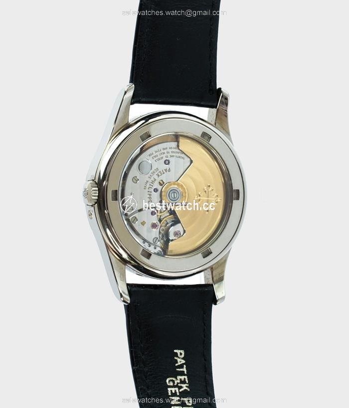 IMG_9085 Patek Philippe Perpetual Calendar Mens watch Unisex Automatic White gold 5050G Replica 2