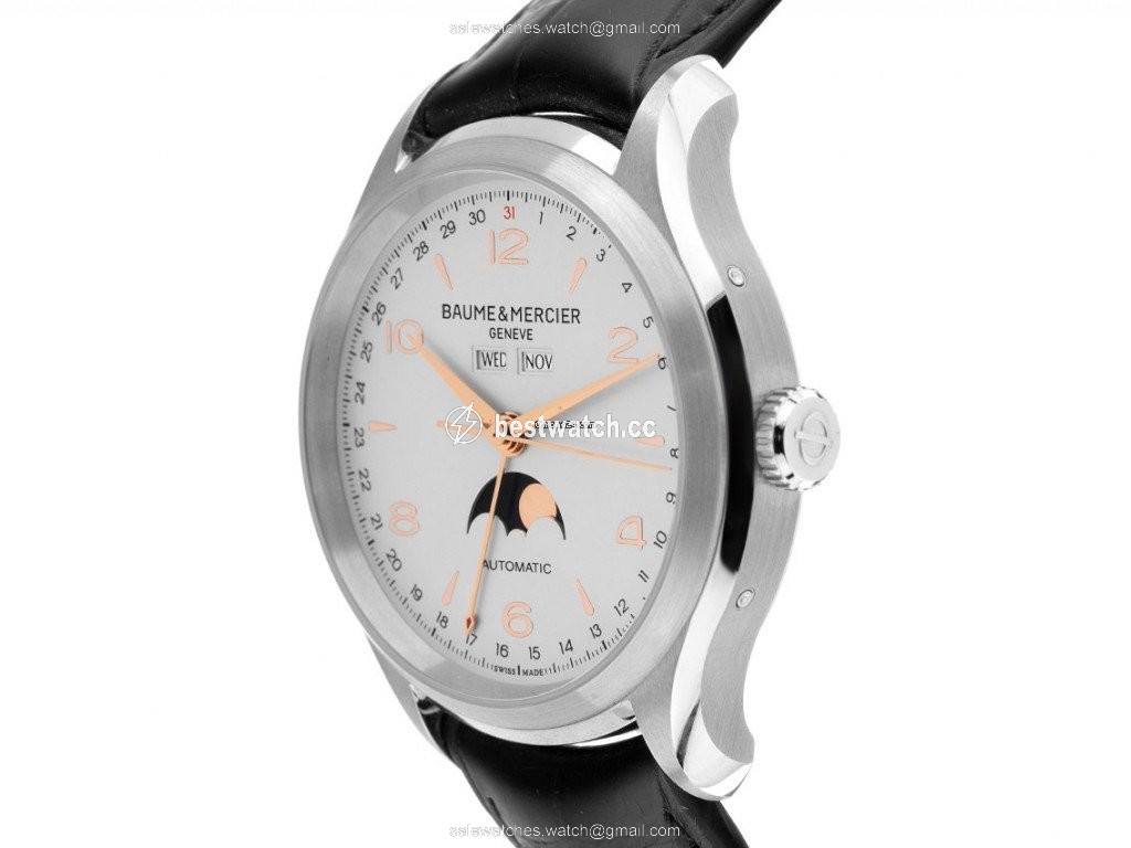 Baume & Mercier Clifton Mens watch Unisex Automatic Steel MOA 10055 Replica 2