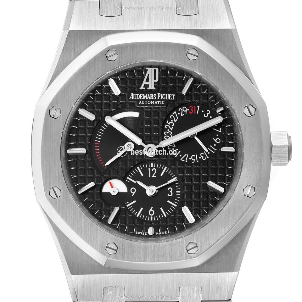 IMG_9085 Audemars Piguet Royal Oak Dual Time Mens watch Unisex Automatic 26120ST.00.1220ST.03 Replica 2