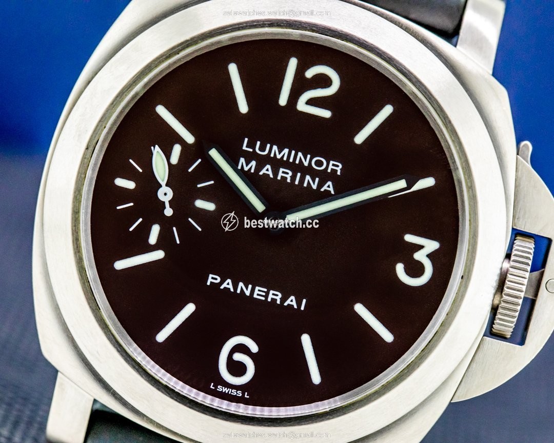 IMG_9085 Panerai Luminor Marina Mens watch Unisex Manual winding Titanium PAM00118 Replica 2