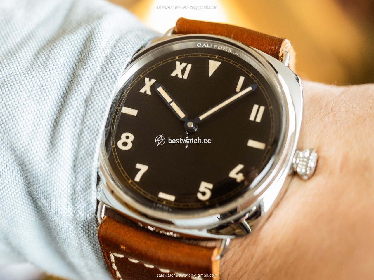 Panerai Special Editions Mens watch Unisex Manual winding Steel PAM00448 Replica 2
