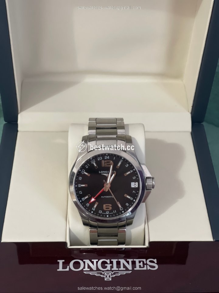 Longines Conquest Mens watch Unisex Automatic Steel L3.687.4.56.6 Replica 2