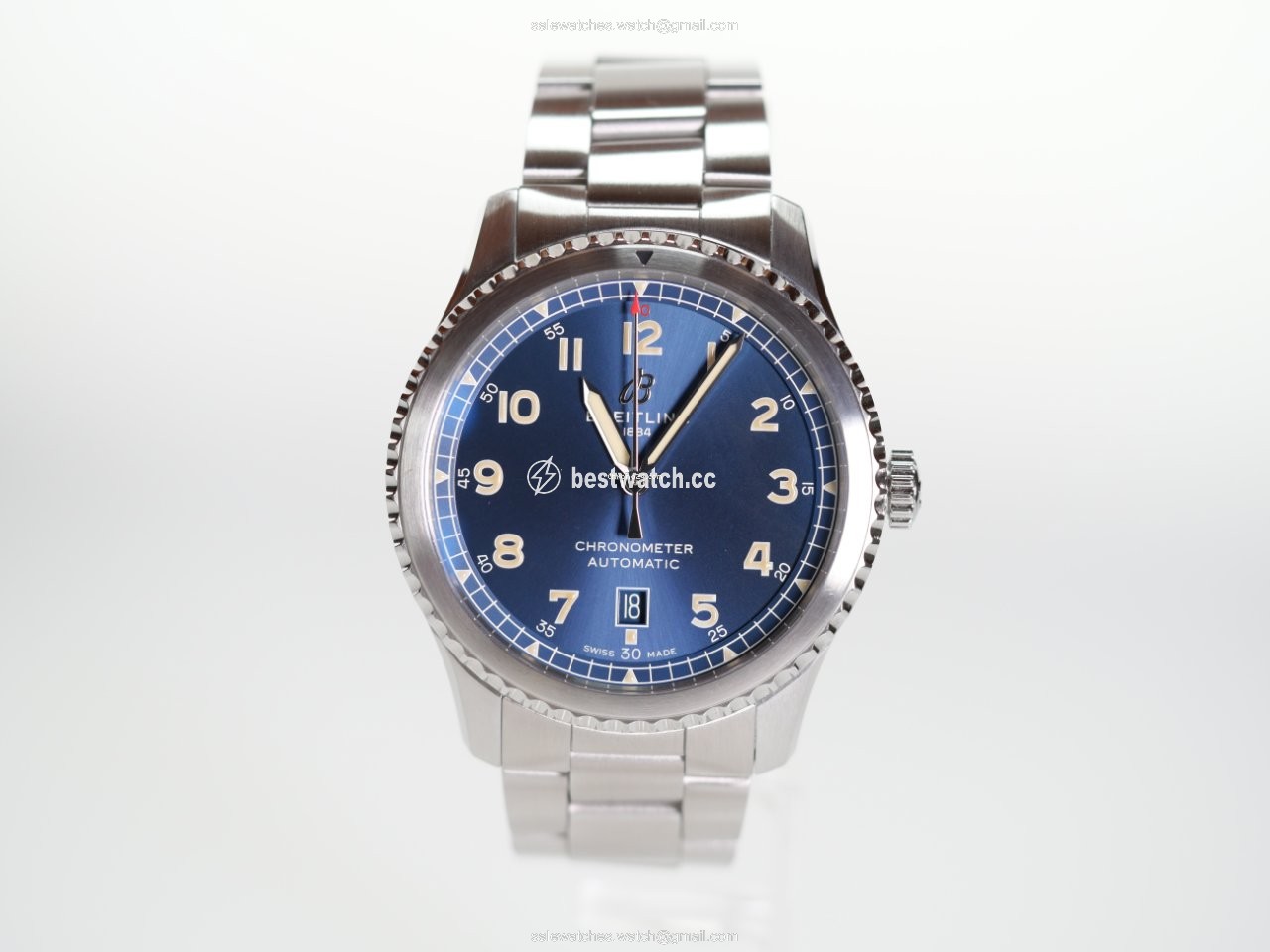 IMG_9085 Breitling Aviator 8 Mens watch Unisex Automatic Steel A17315101C1A1 Replica 2