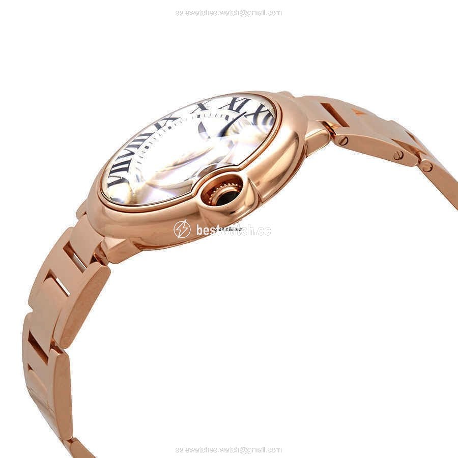 IMG_9085 Cartier Ballon Bleu 36mm Womens watch Automatic Rose gold WGBB0008 Replica 2