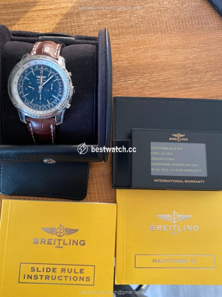 IMG_9085 Breitling Navitimer 01 Mens watch Unisex Automatic Steel AB0125 Replica 2